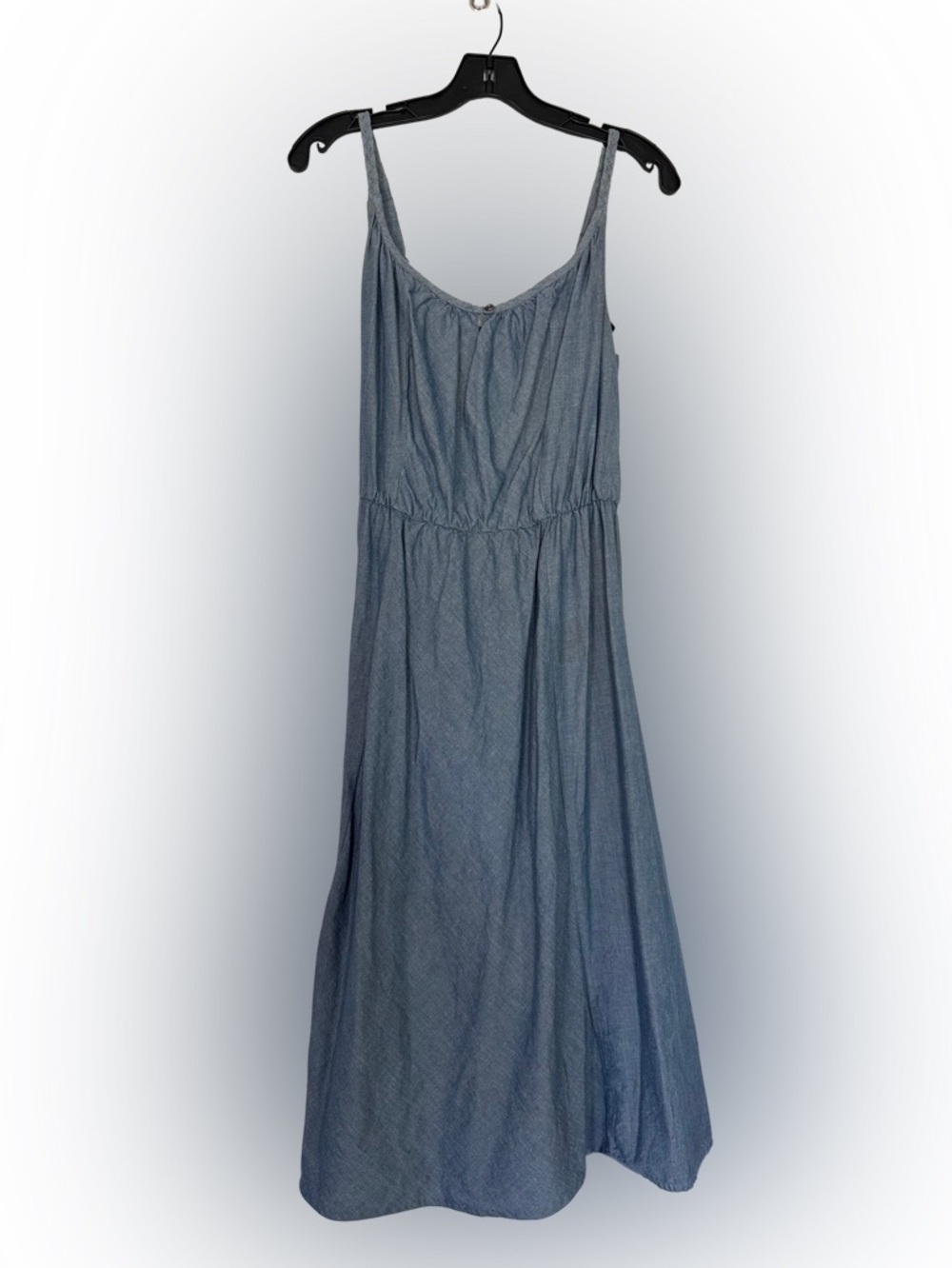 Chambray Sundress with Spaghetti Straps